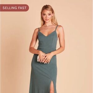 Birdy Grey Jay Dress in Crepe Sea Glass (Size M)